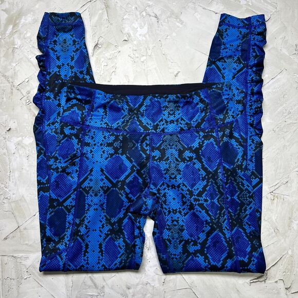 Lululemon Speed Tight IV Ziggy Snake SIZE 6 Pipe Dream Sapphire Blue Legging - Picture 8 of 10